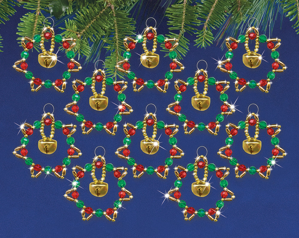 Jingle Bell Beaded Ornaments Kit