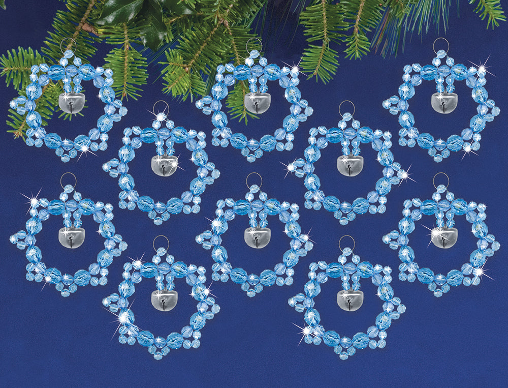 Blue Bells Beaded Ornaments Kit