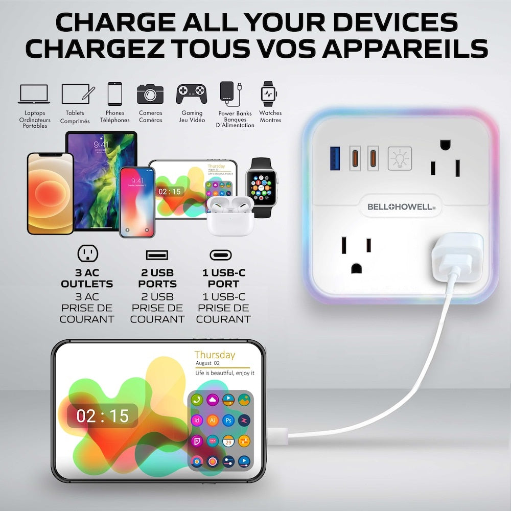 Bell+Howell LED Multi Power Station