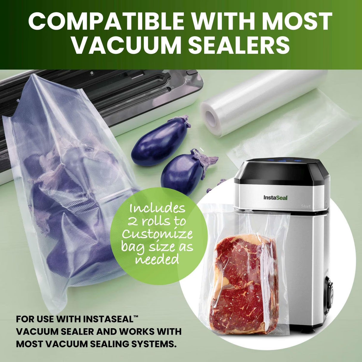 InstaSeal Vacuum Sealer Bags