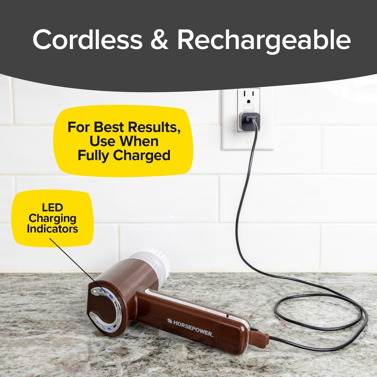 Horsepower™ Waterproof Power Scrubber