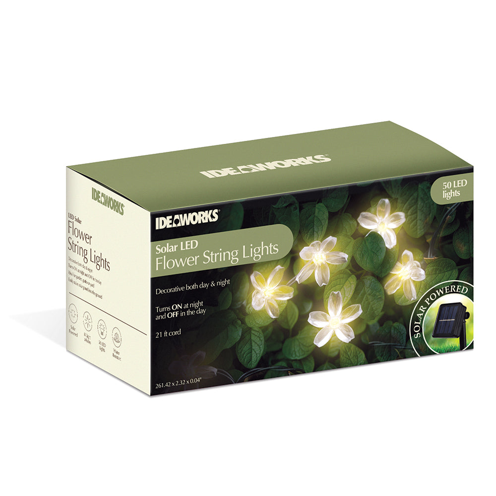 Solar Flower String Lights