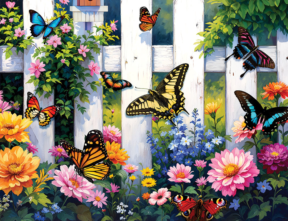 Butterfly Haven Jigsaw Puzzle