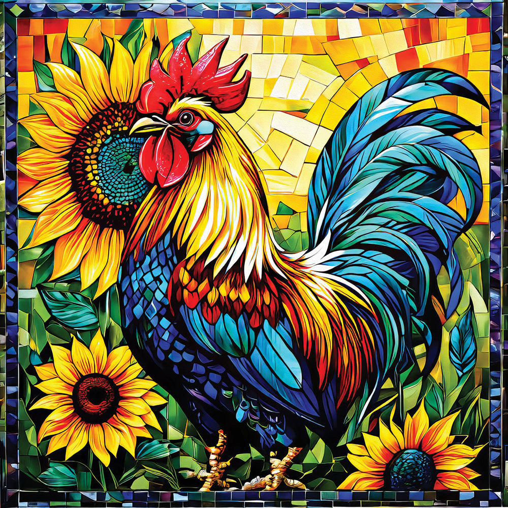 Fall Rooster Jigsaw Puzzle