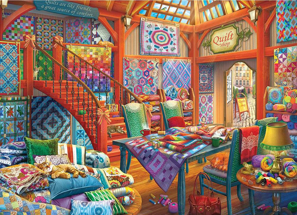 Quilt Shop Jigsaw Puzzle