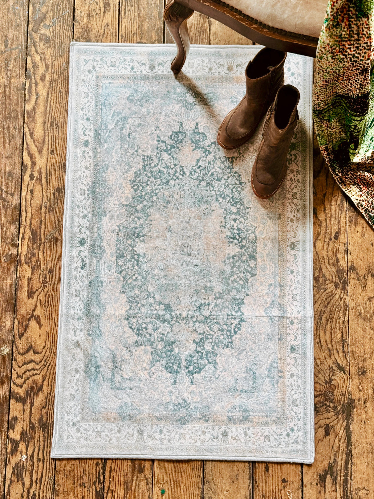 Bronte Printed Washable Rug Set