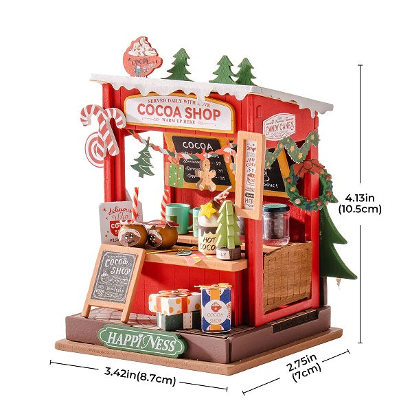 Cocoa Shop Wood Model Kit