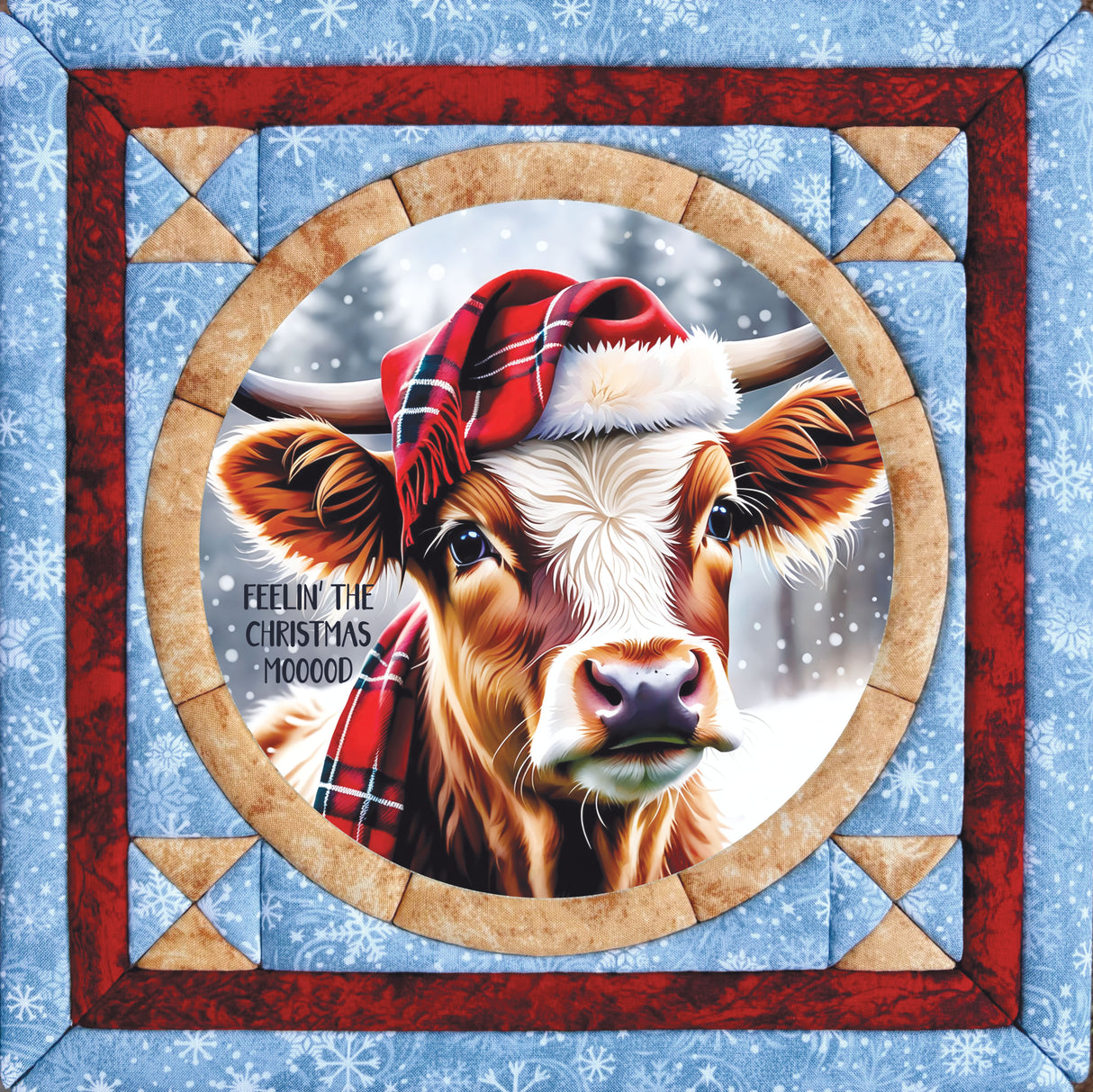 Christmas Cow Quilt Magic Kit