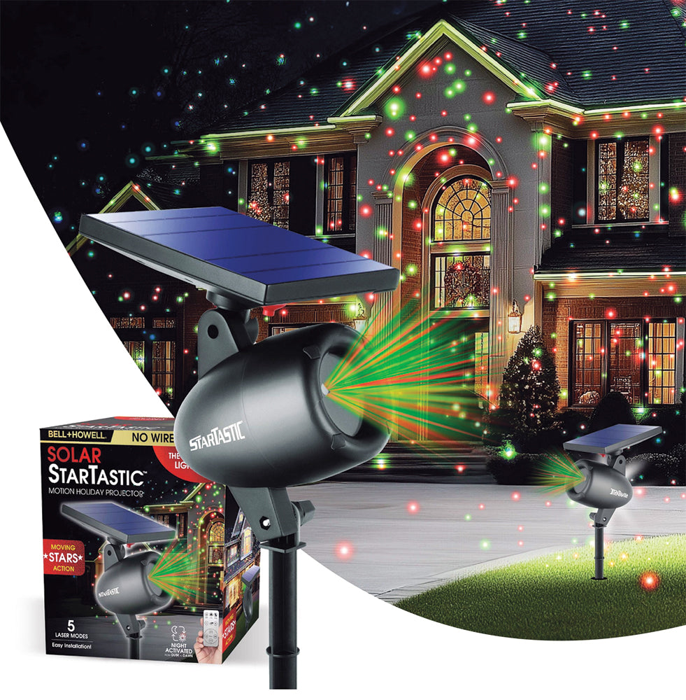 Bell+Howell Solar Startastic Holiday Projector