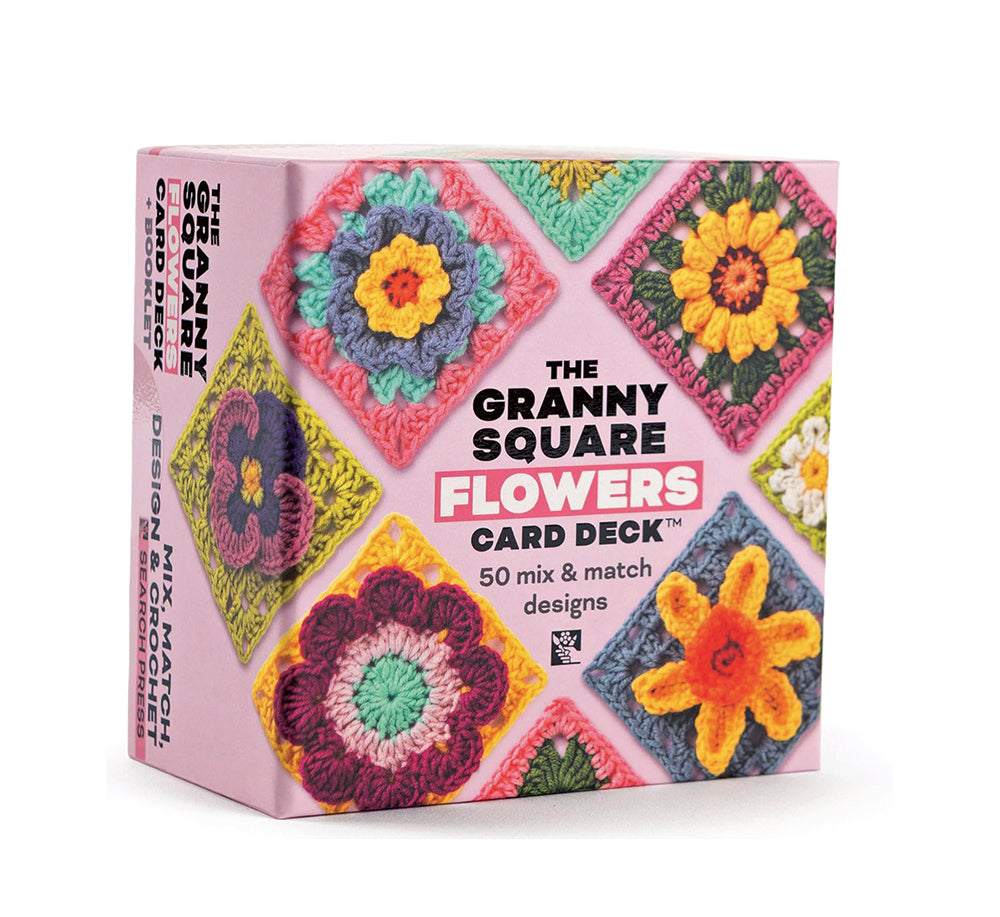 Granny Squares Flower Cards Deck