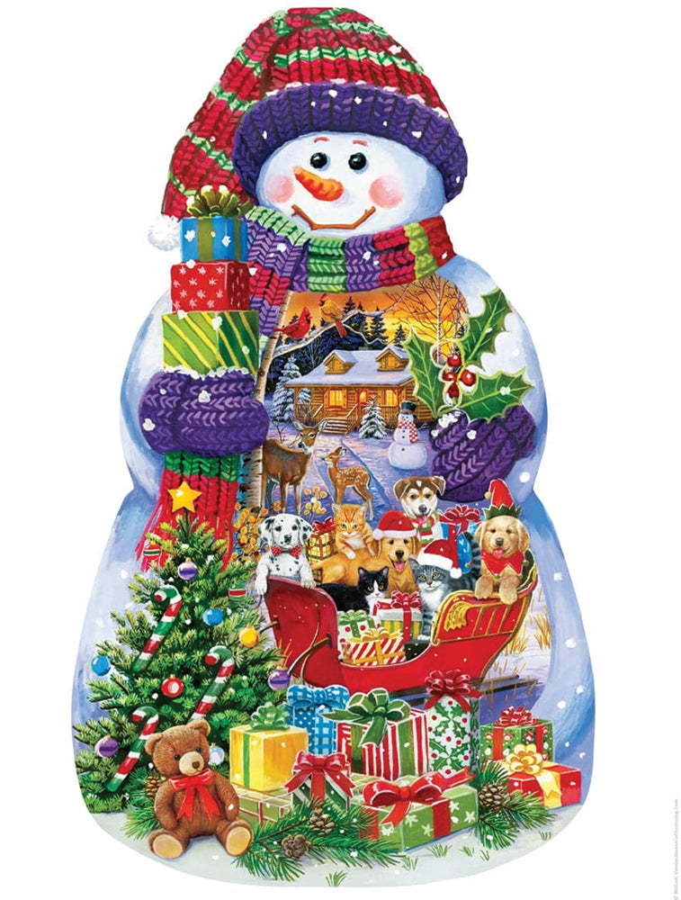 Snowman Spectacle Jigsaw Puzzle