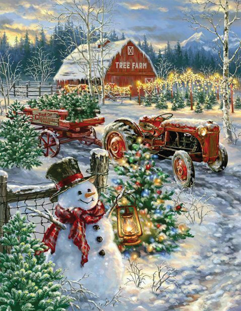 Christmas Tree Farm Jigsaw Puzzle