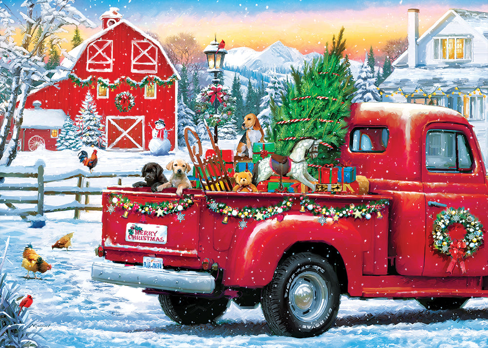 Winter's Joyful Arrival Jigsaw Puzzle