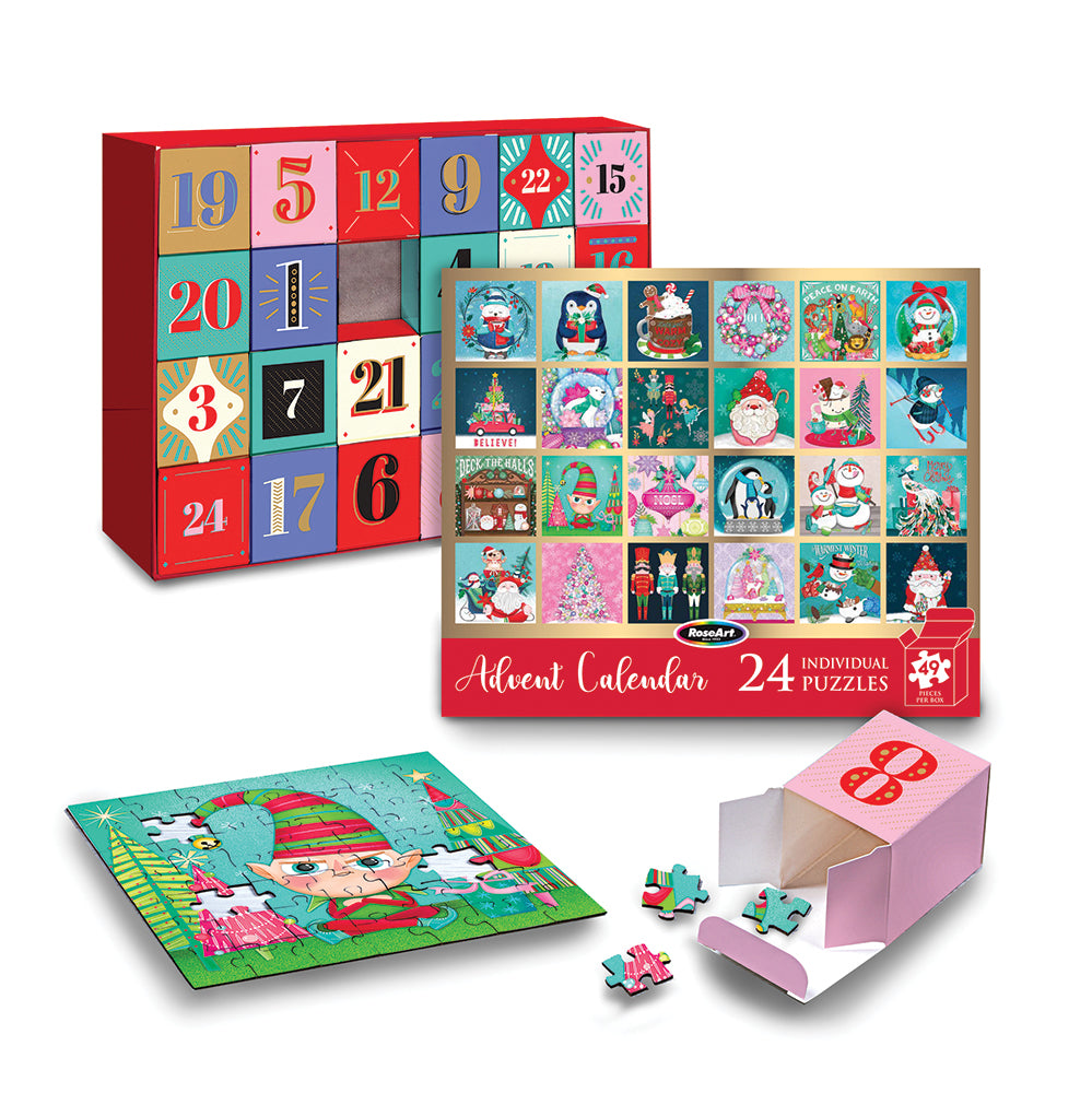24 Day Advent Calendar Jigsaw Puzzle
