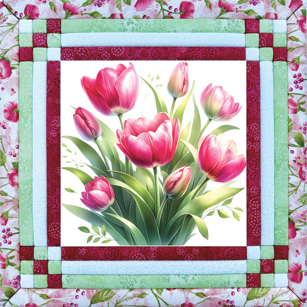 Tulips Quilt Magic Kit