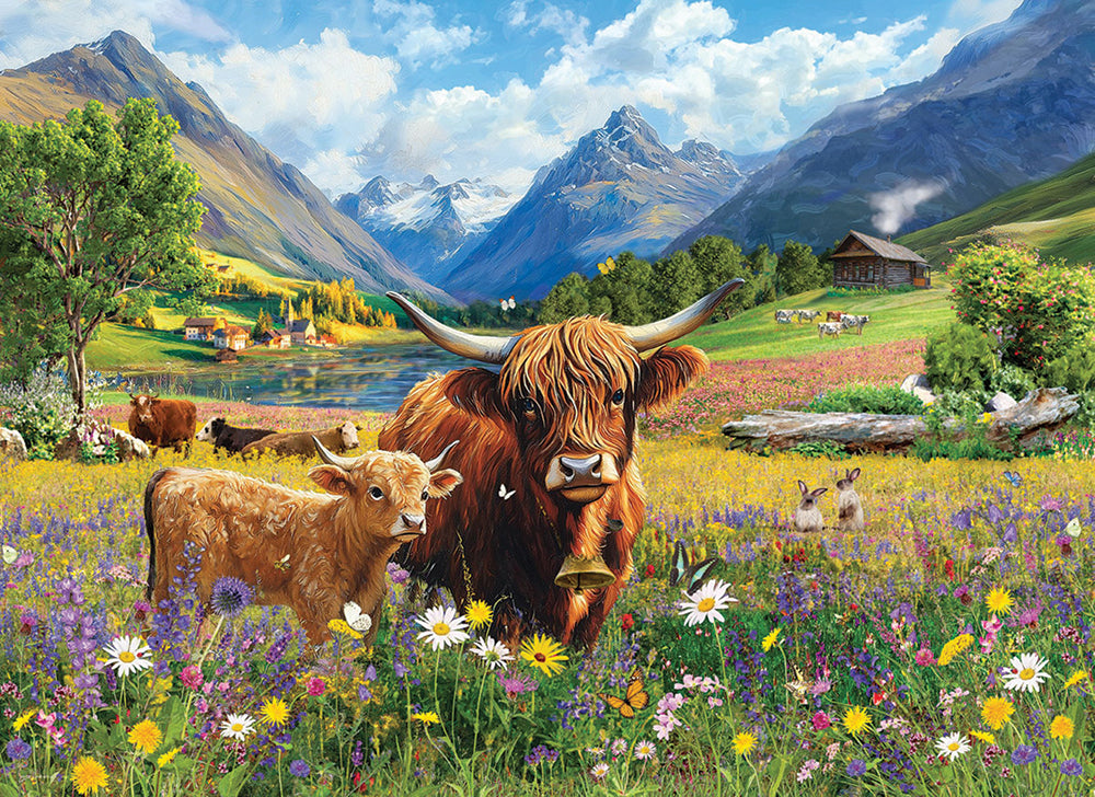 Puzzle vaches des Highlands
