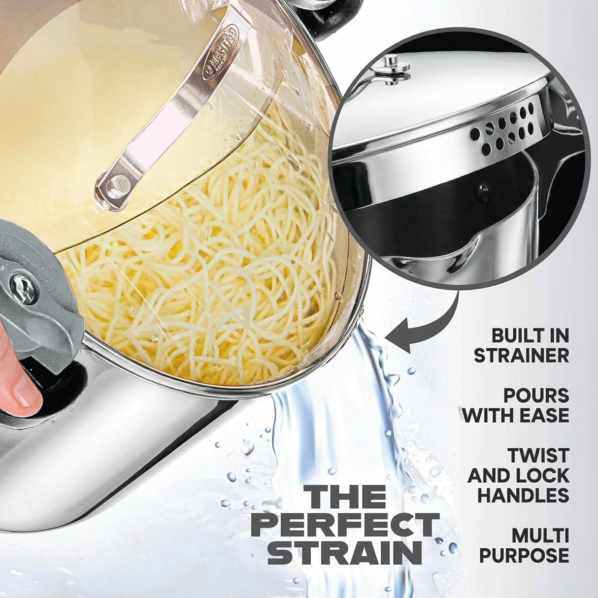 Gothanm Steel 5 Qt. Pasta Pot
