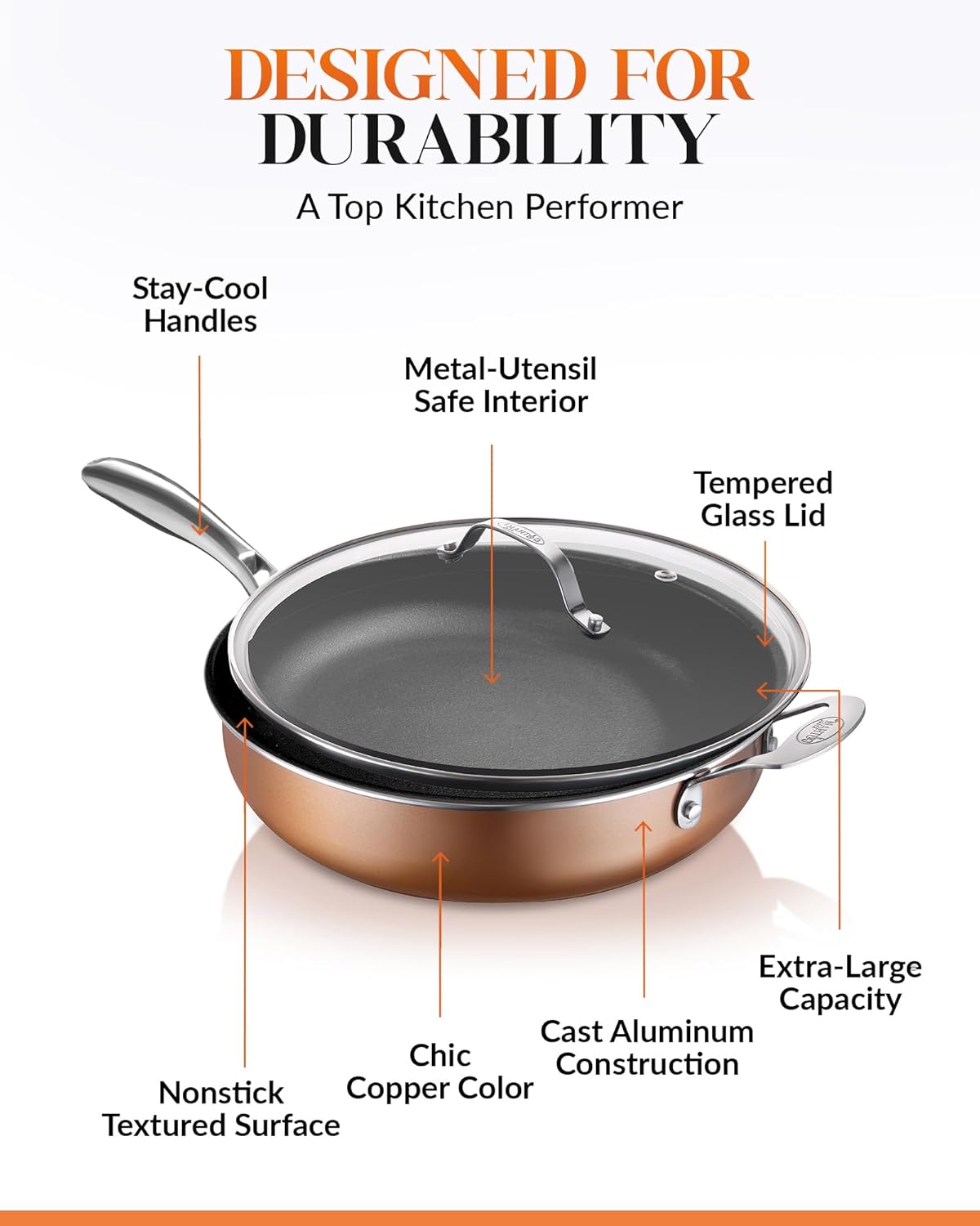 Gotham Steel 5.5 Qt. Jumbo Cooker
