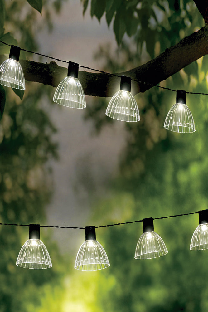 Solar Lampshade String Lights