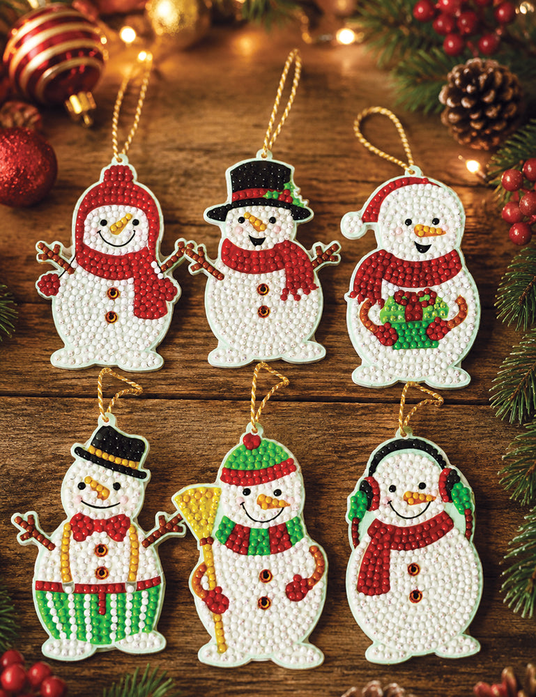 Snowmen Diamond Dotz Ornaments Kit