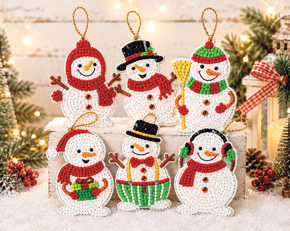 Snowmen Diamond Dotz Ornaments Kit