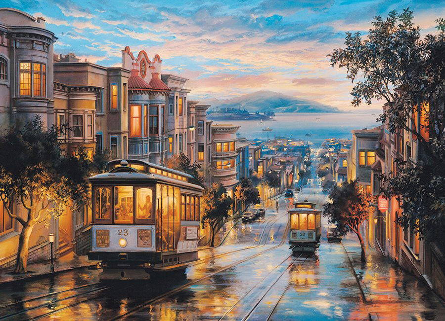 San Francisco - Cable Car Heaven Jigsaw Puzzle