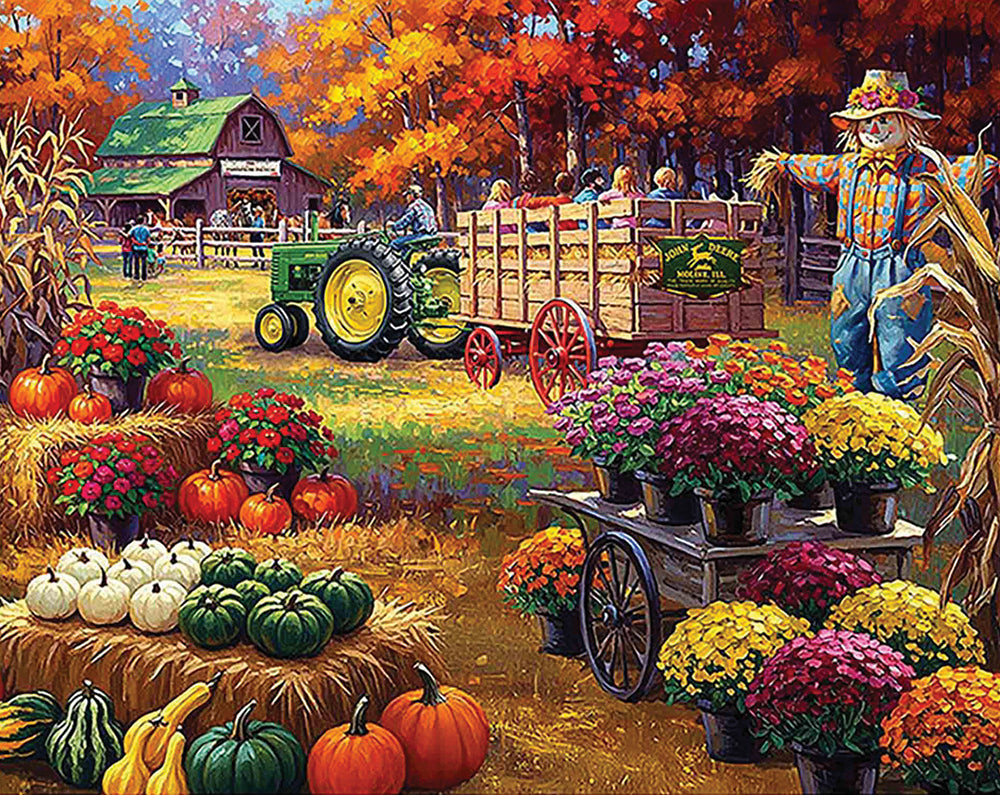 John Deere "Pumpkin Patch" Jigsaw Puzzle