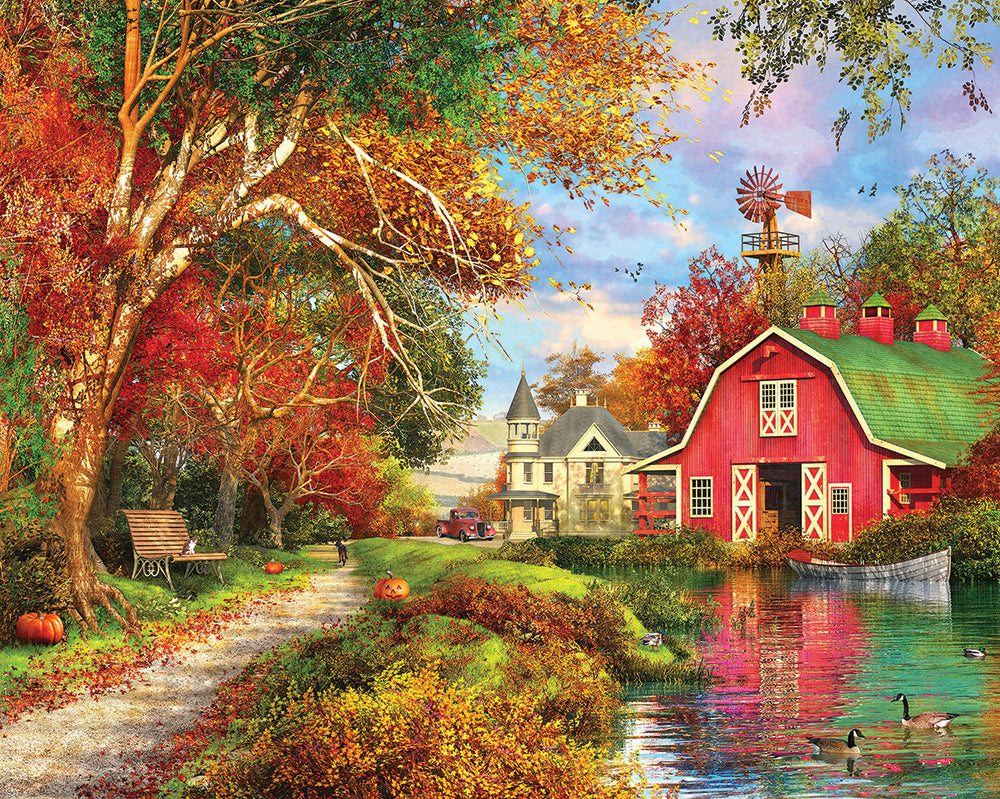 Autumn Barn Jigsaw Puzzle