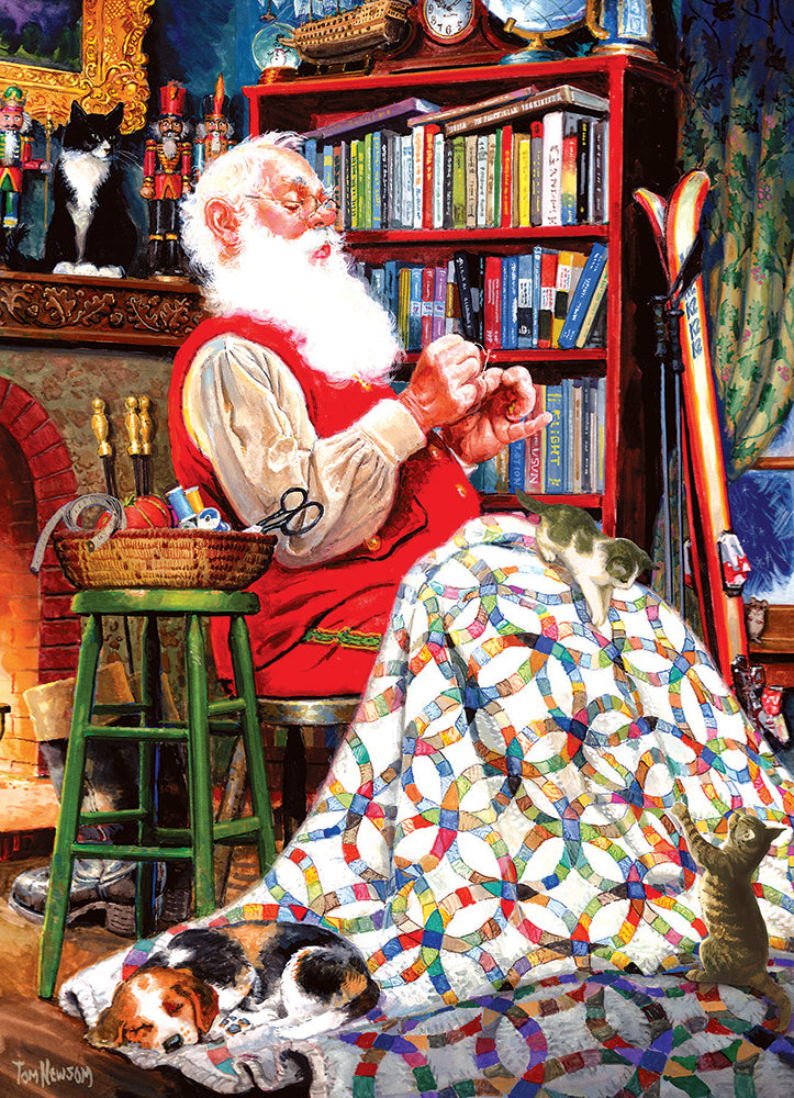 Santa's Quilt Jigsaw Puzzle