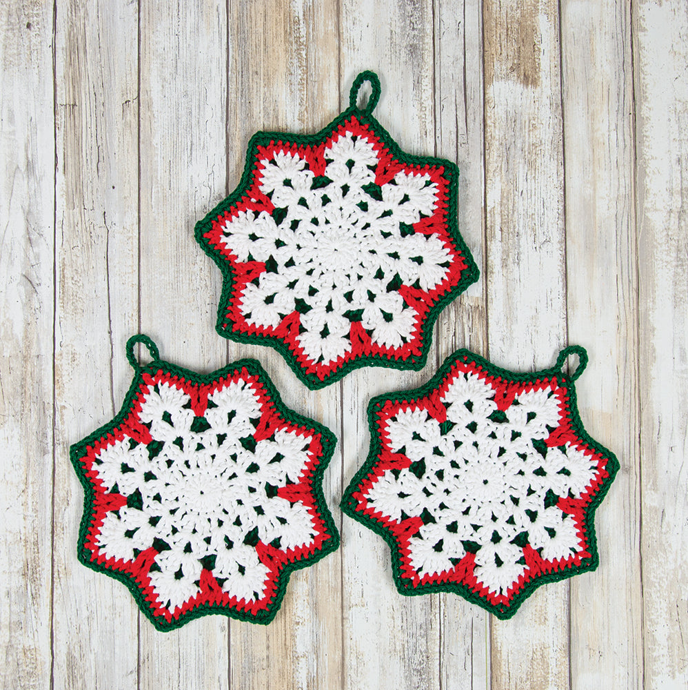 Snowflake Potholders