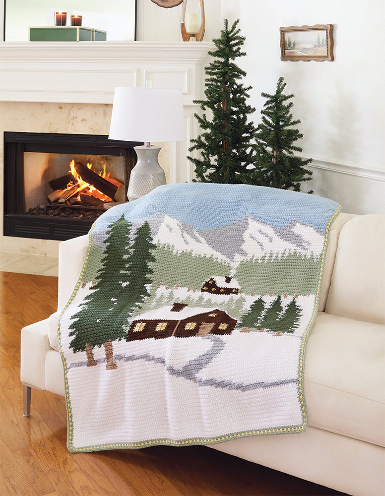 Winter Cabin Blanket