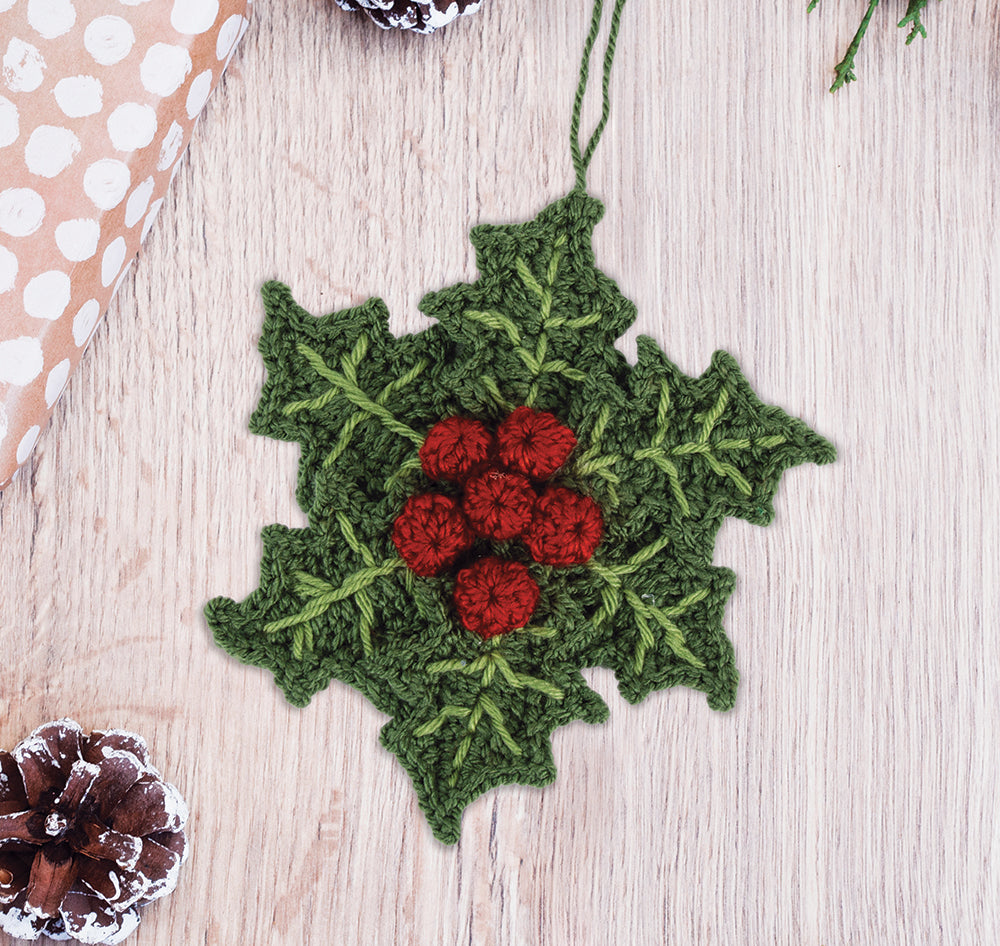 Holly & Berries Ornaments