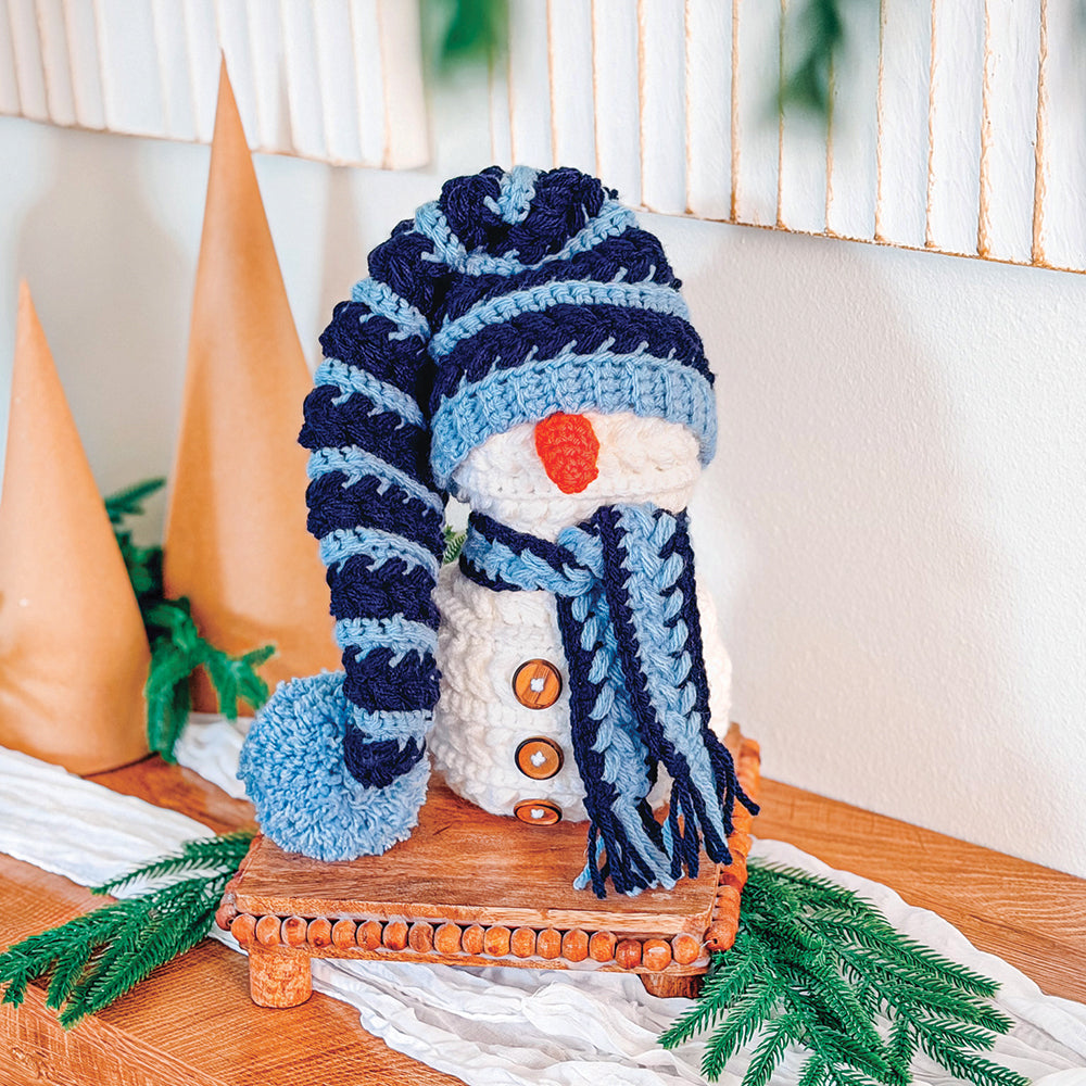 Wheat Stitch Snowman