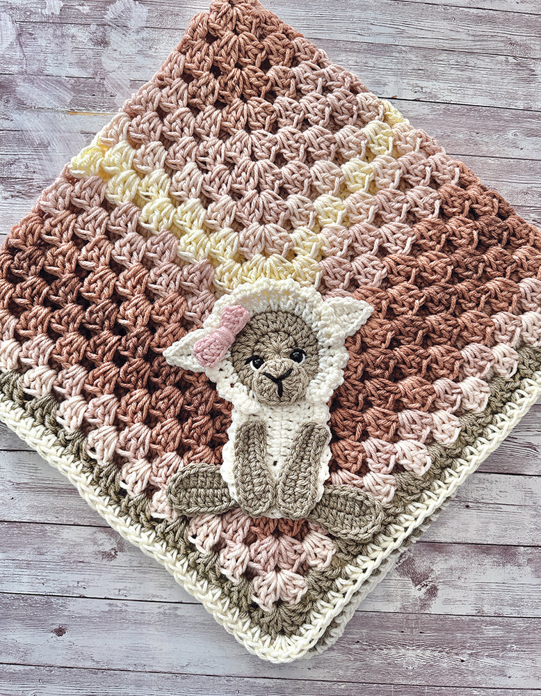 Lucy the Lamb Baby Blanket