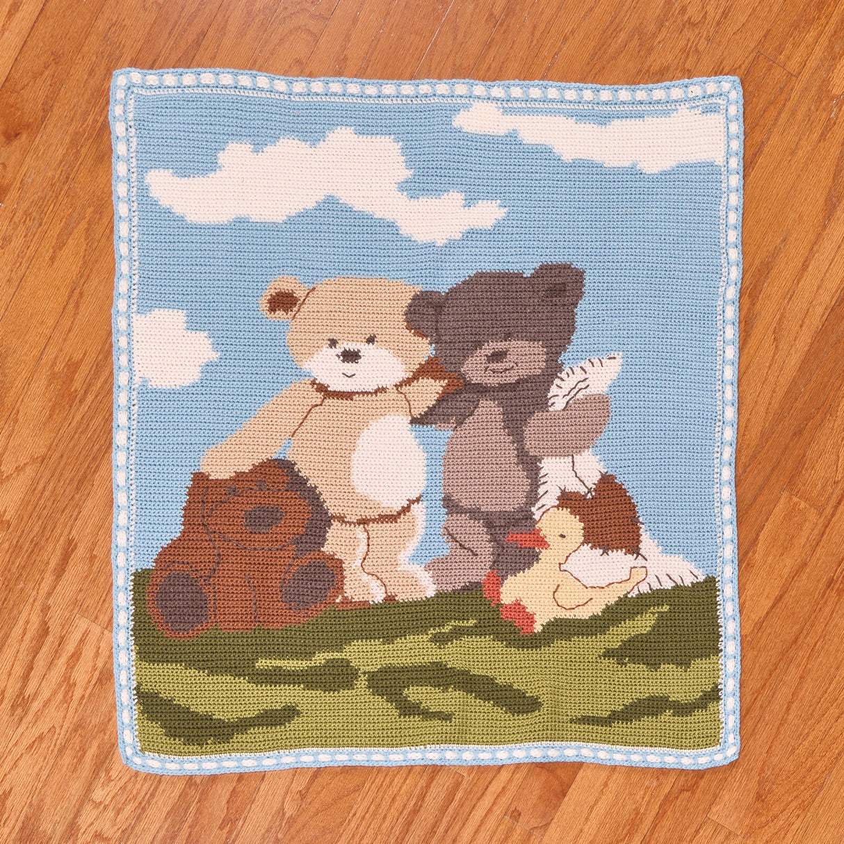 Bear Buddies Baby Blanket