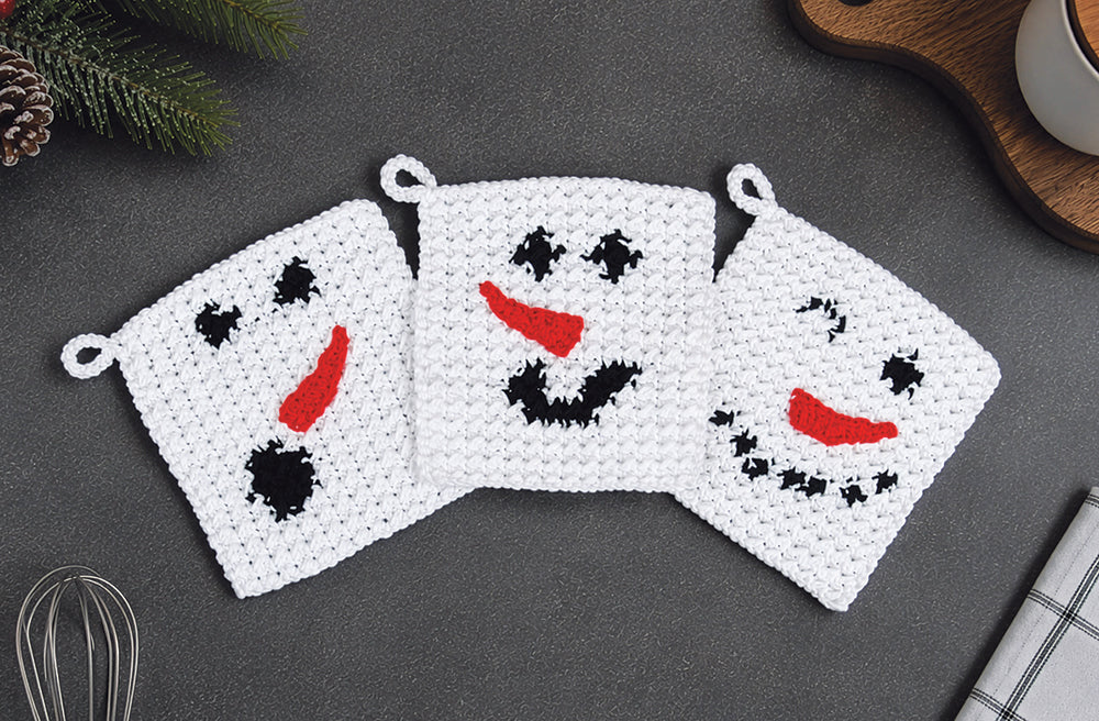 Snowman Pot Holders