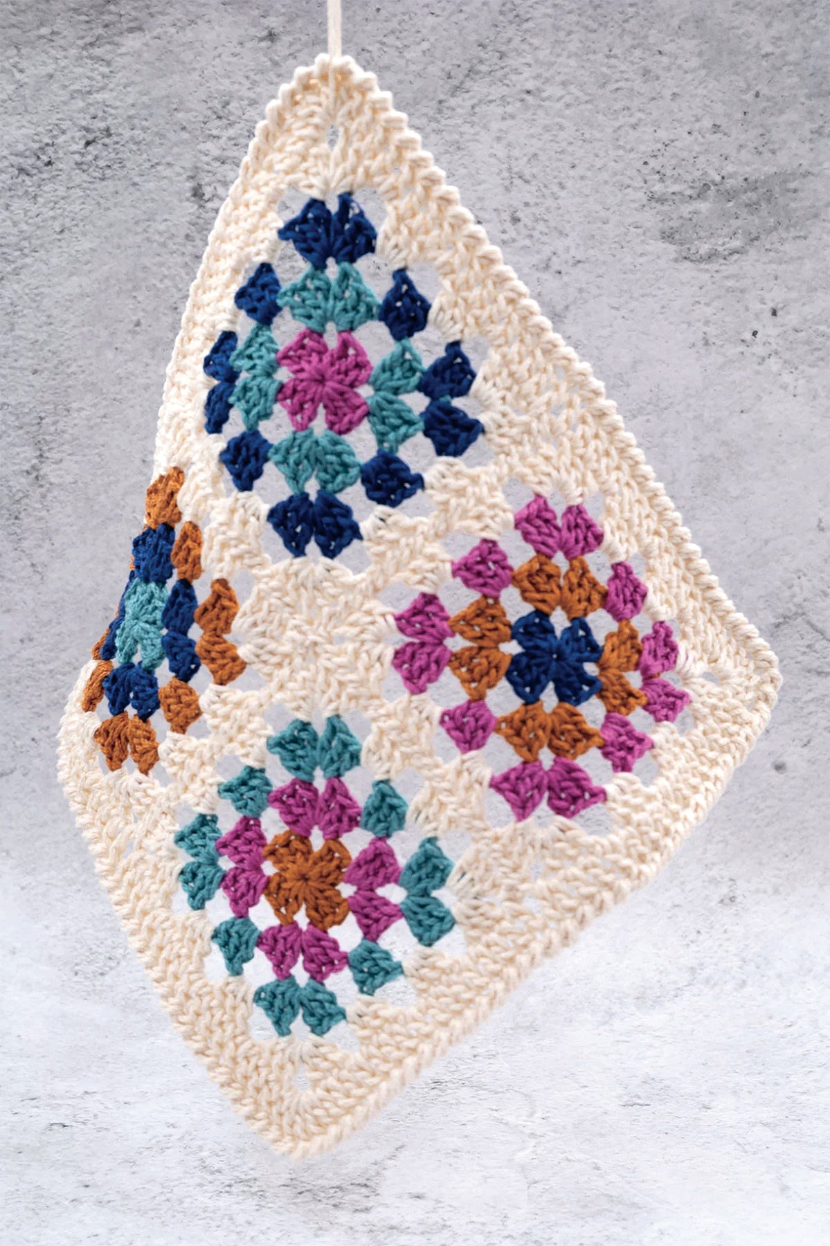 Granny Square Dish Cloth & Towel