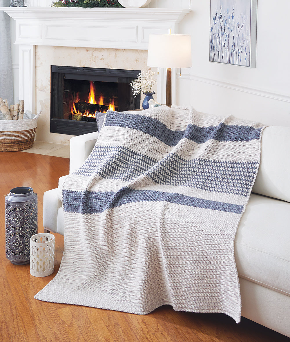 Jeté au crochet moderne