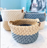 Two-Toned Nesting Baskets