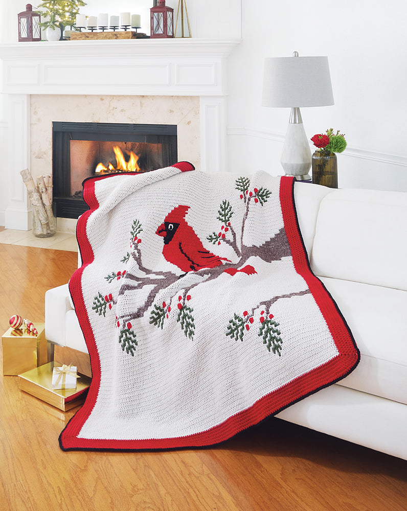 Cardinal Forest Afghan