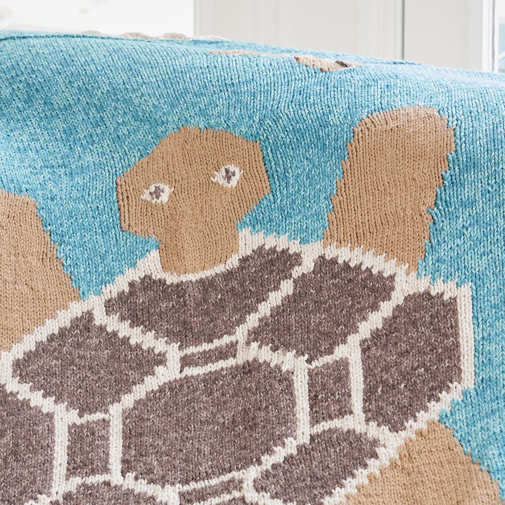 Sea Turtle & Sand Dollars Afghan