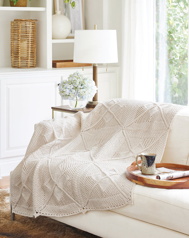 Lace Blocks Throw
