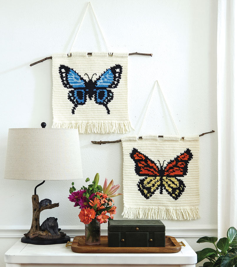 Pair of Butterflies Wall Hanging