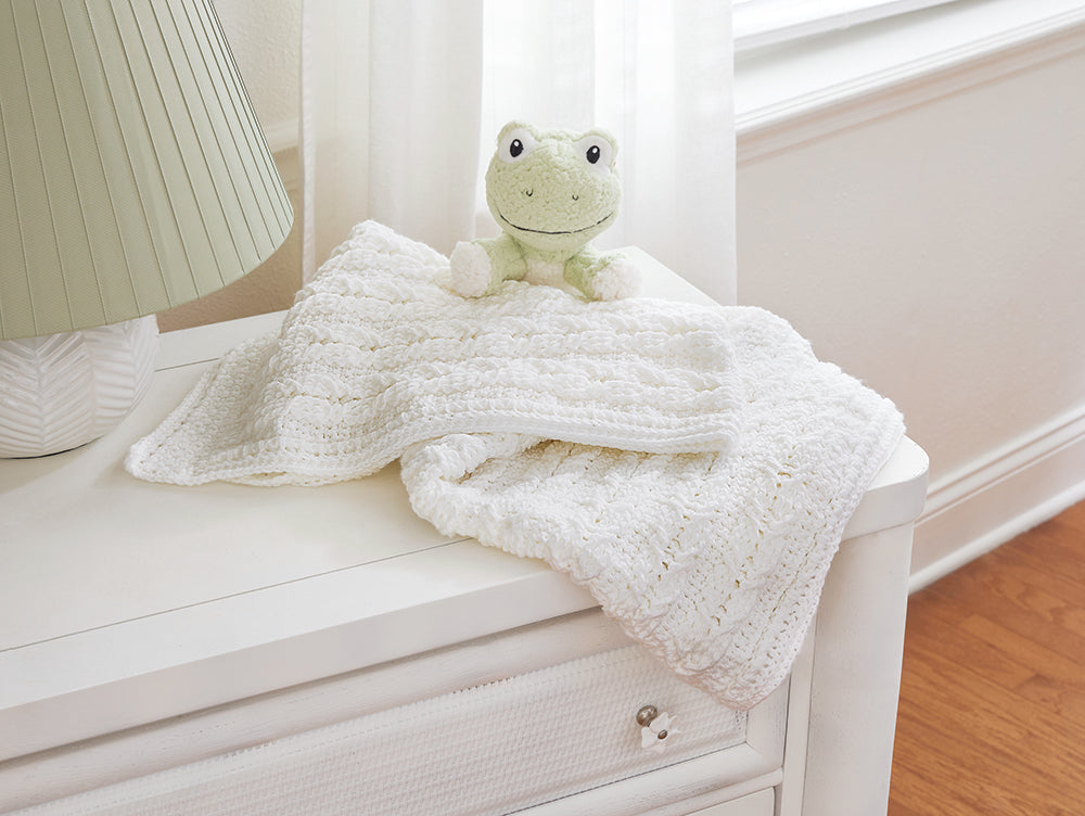 Couverture Pour Bébé Chaîne de Coeurs