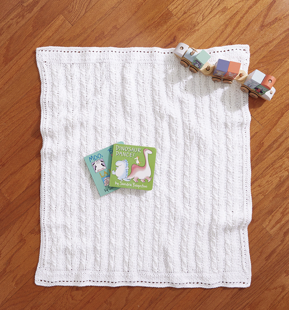 Couverture Pour Bébé Chaîne de Coeurs