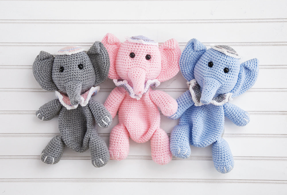 Trio amoureux d'éléphants