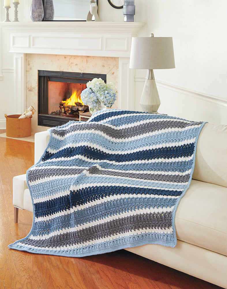 Stripe Upon Stripe Afghan