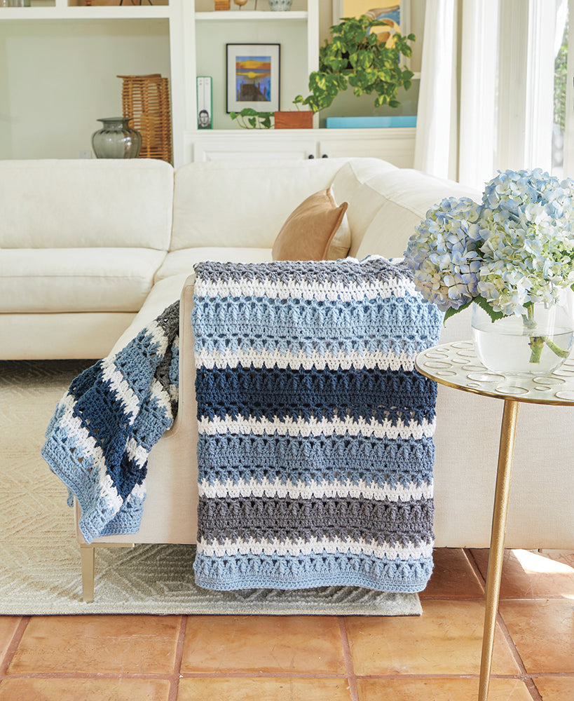 Stripe Upon Stripe Afghan