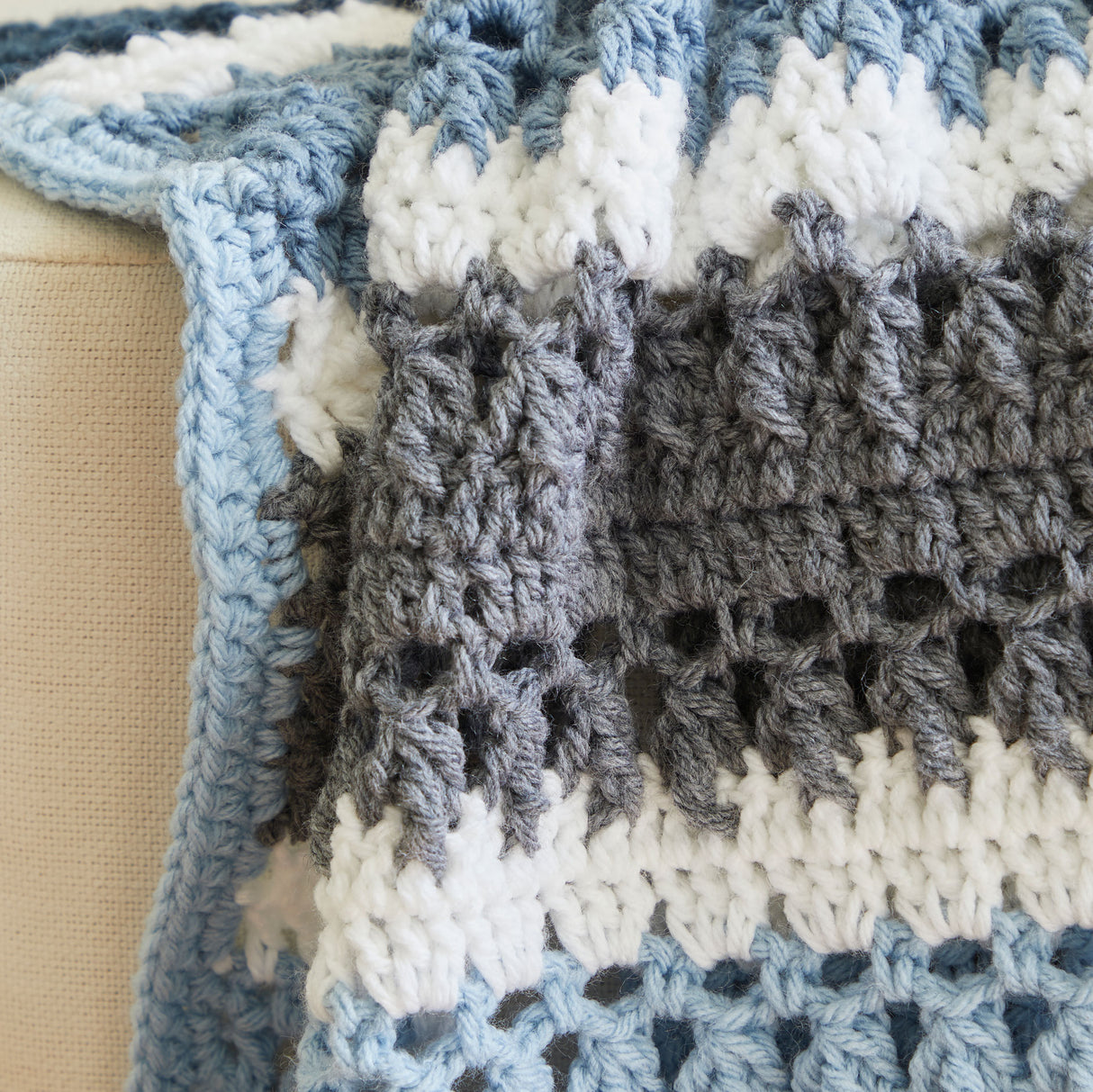 Stripe Upon Stripe Afghan