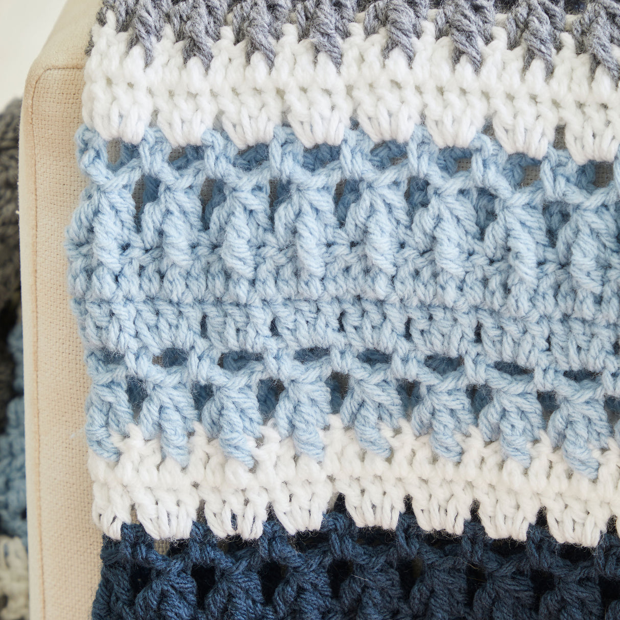 Stripe Upon Stripe Afghan